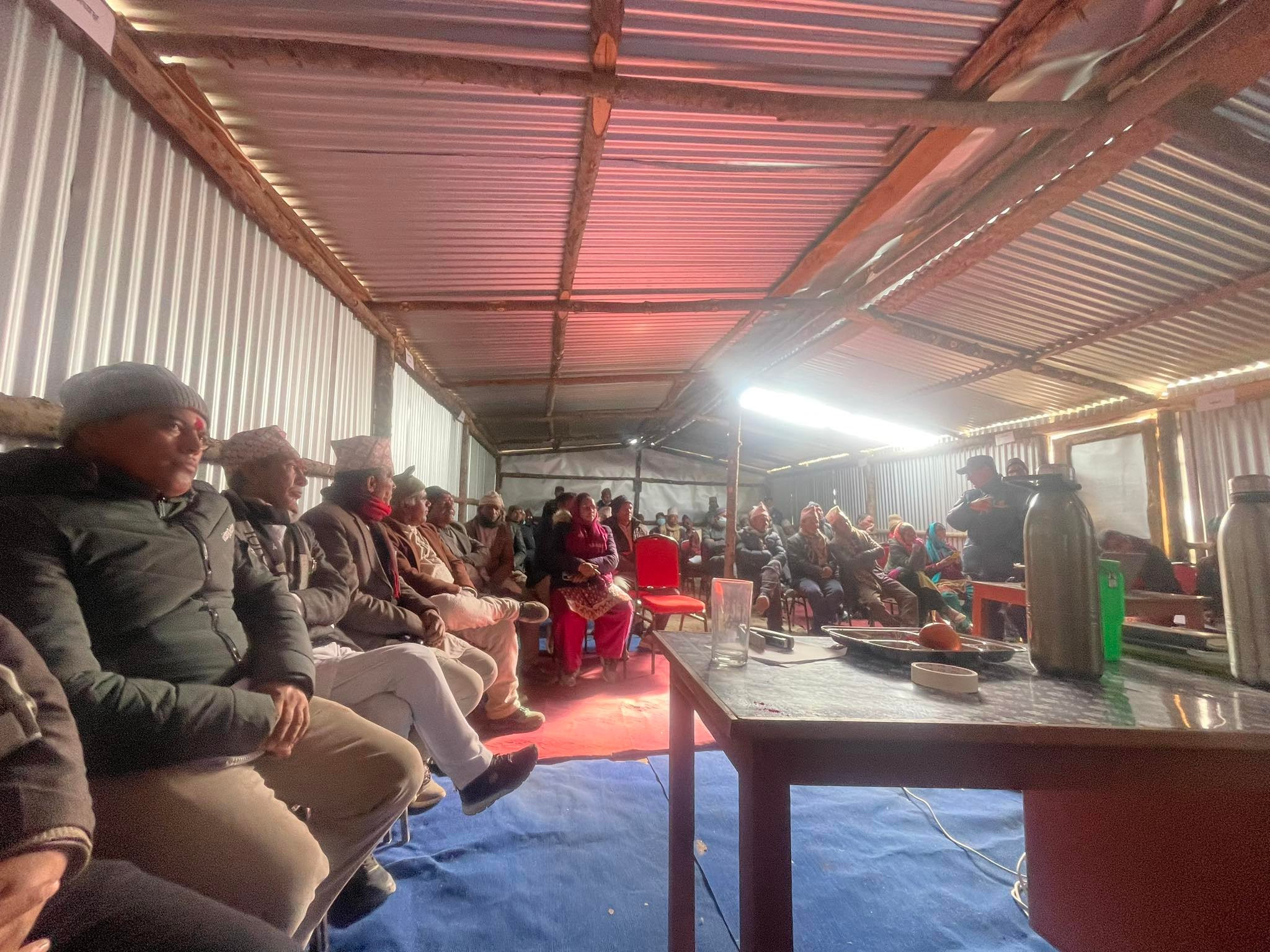 जिल्ला प्रशासन कार्यालय जुम्लाको आयोजनामा मिति २०७९ पौष १६ गतेका दिन सिंजा गा.पा. वडा नं. ३ स्थित नराकोटमा लागूऔषध रोकथाम तथा नियन्त्रण सम्बन्धी अन्तर्क्रिया कार्यक्रमका तस्बिरहरु।